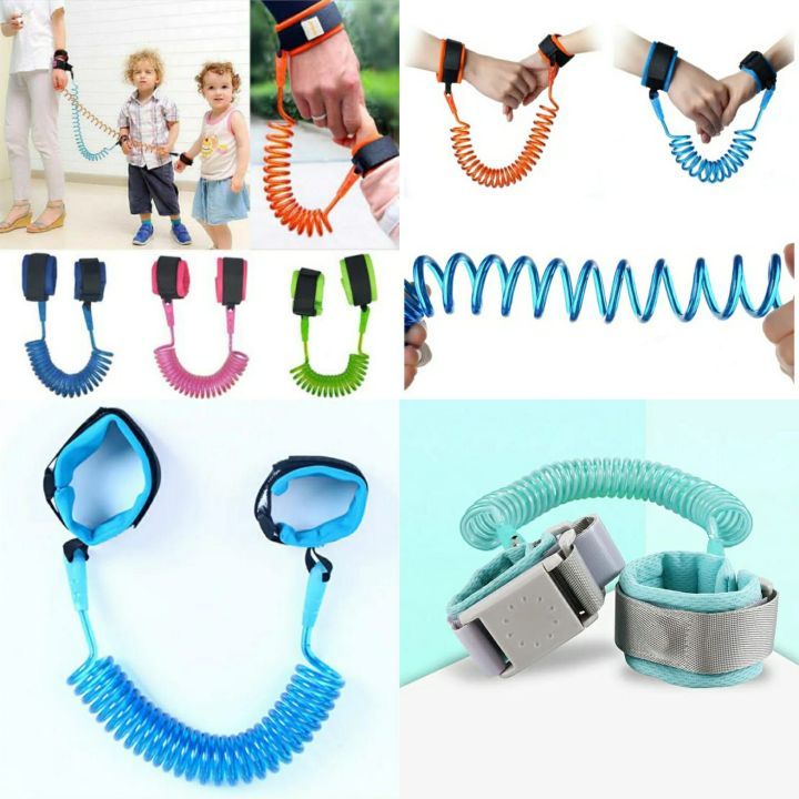 Kids Anti-Lost Wrist Strap – Child Safety Wrist Link with Coiled Rope