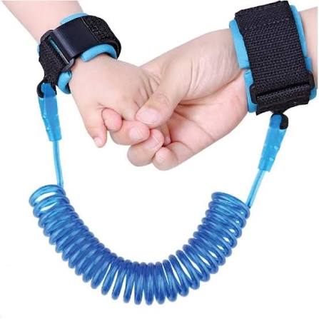Kids Anti-Lost Wrist Strap – Child Safety Wrist Link with Coiled Rope
