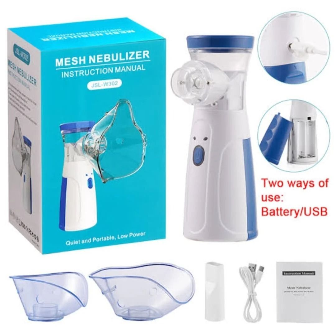 Portable Mesh Nebulizer for Kids & Adults – Rechargeable Handheld Nebulizer