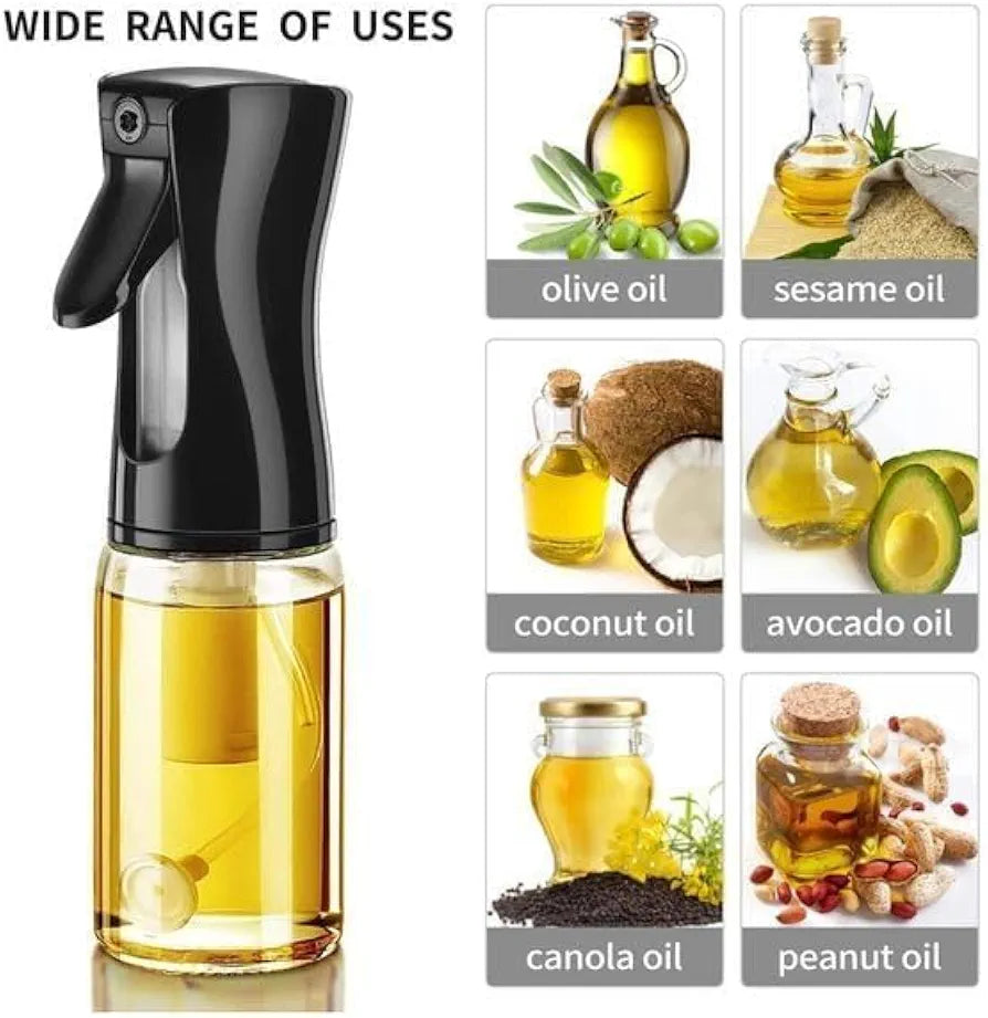 Oil Sprayer Bottle – Refillable Cooking Oil Spray Dispenser for Kitchen & BBQ