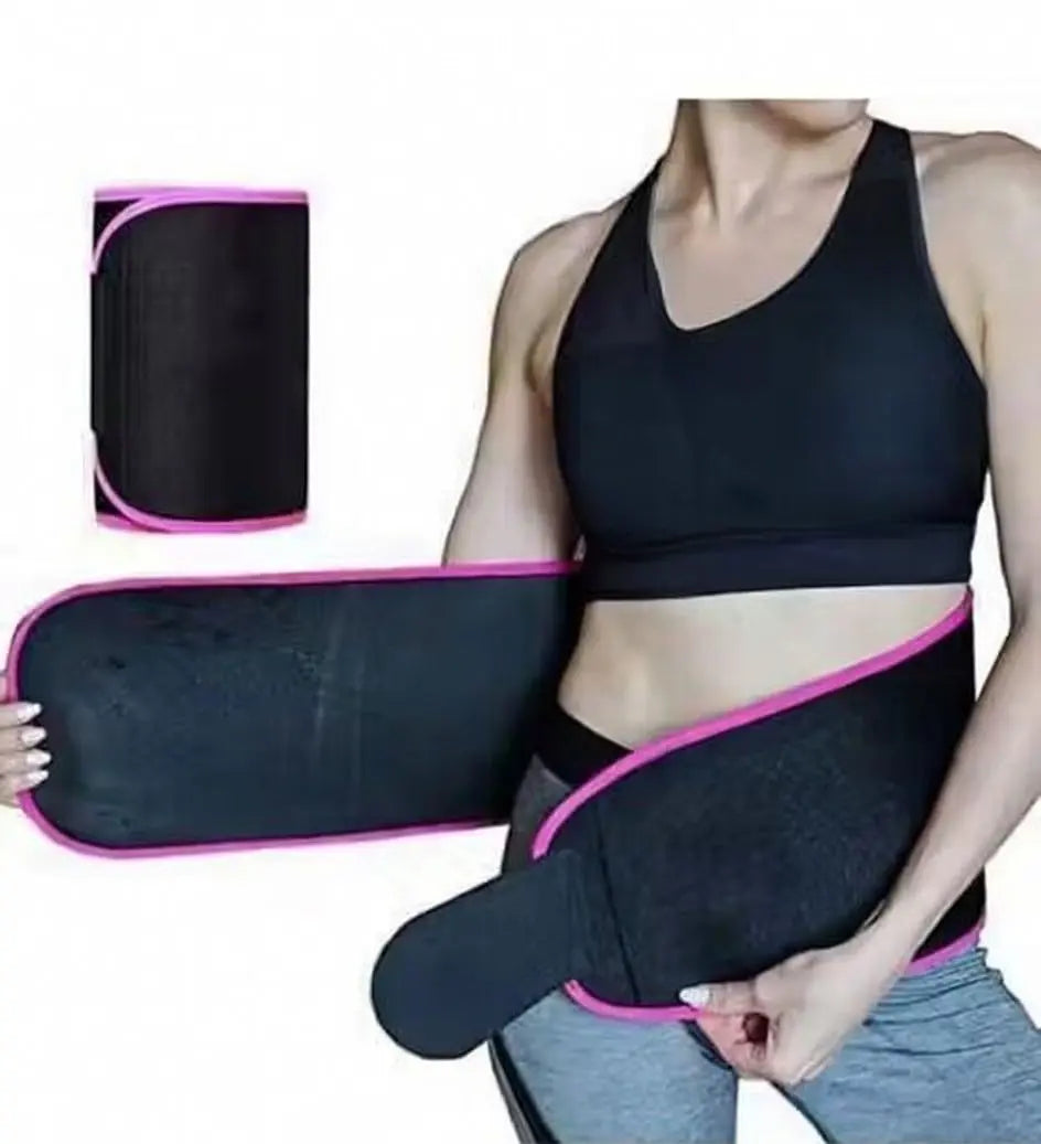 Adjustable Waist Trimmer Belt – Sweat Slimming & Body Shaping Support Belt