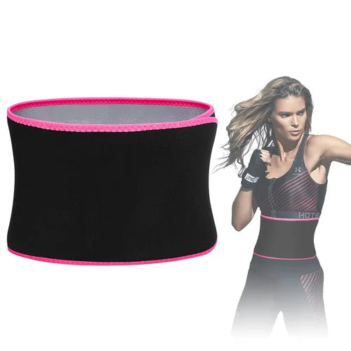 Adjustable Waist Trimmer Belt – Sweat Slimming & Body Shaping Support Belt